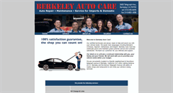 Desktop Screenshot of berkeleyautocare.com